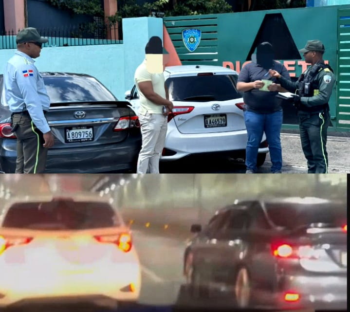 DIGESETT localiza y fiscaliza conductores que obstruían el tránsito en el túnel de la avenida 27 de Febrero