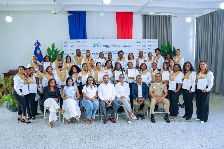 INFOTEP, Genera ITM y Port Samaná gradúan 47 participantes del Diplomado Distintivo Puertos de Cruceros de Arroyo Barril INFOTEP, Genera ITM y Port Samaná gradúan 47 participantes del Diplomado Distintivo Puertos de Cruceros de Arroyo Barril