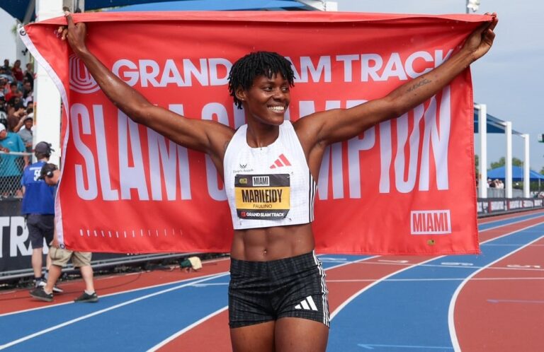 Marileidy Paulino brilla en Miami con victoria y récord en los 200 metros