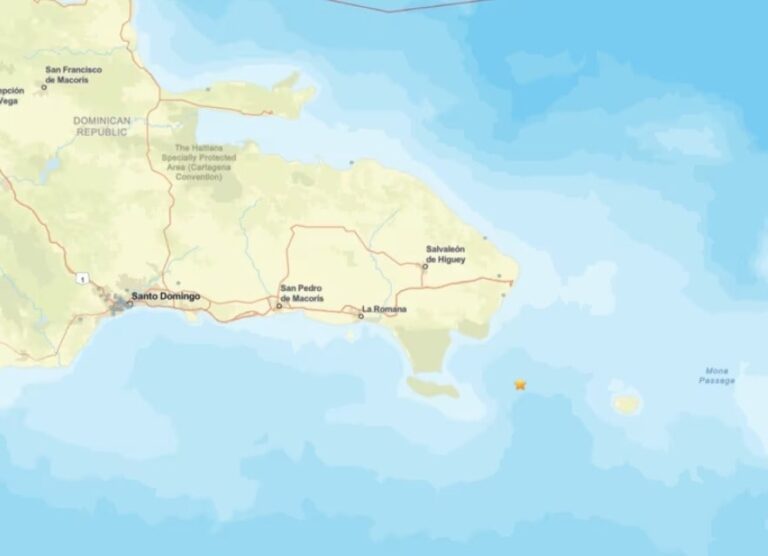 Terremoto de magnitud 5,2 sacude parte de la República Dominicana