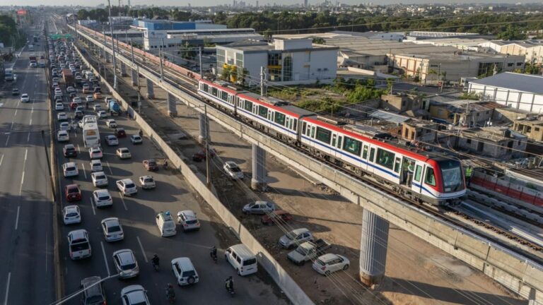 Metro de Santo Domingo llega por primera vez a Los Alcarrizos en prueba dinámica