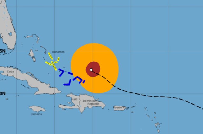 Bandas nubosas de Erin siguen incidiendo en varias regiones de República Dominicana