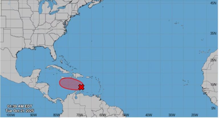 Tormenta tropical Melissa se forma en el Caribe con posibles efectos en República Dominicana