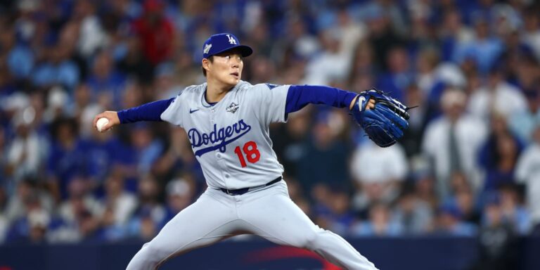 Yamamoto brilla y los Dodgers empatan la Serie Mundial en Toronto