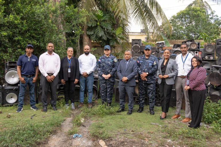 La Proedemaren destruye equipos utilizados para contaminación sónica