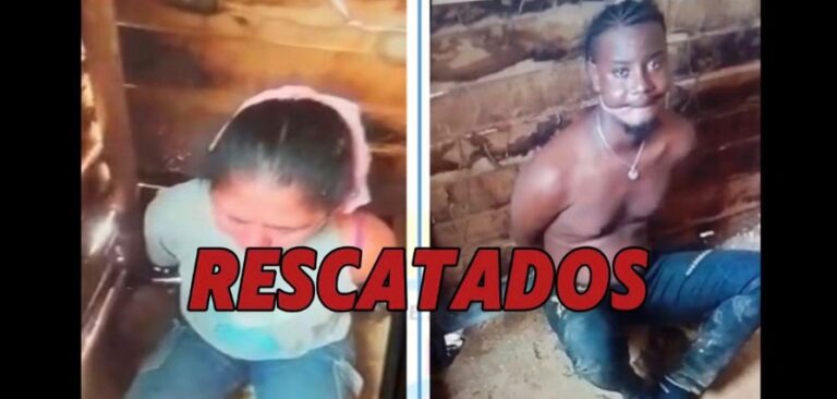 Policía rescata ilesos a hombre y mujer víctimas de secuestro; uno de los captores resulta abatido y otro es activamente perseguido