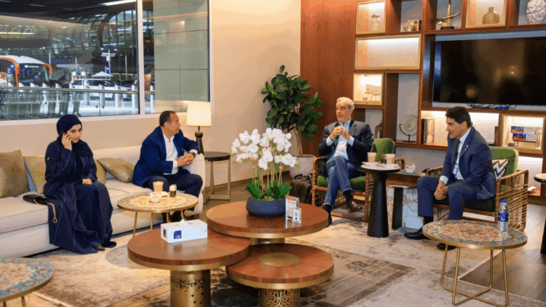 Presidente Abinader llega a Dubái para participar en la Cumbre Mundial de Gobiernos Presidente Abinader llega a Dubái para participar en la Cumbre Mundial de Gobiernos