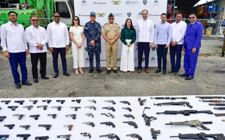 Interior y Policía y Metaldom destruyen 14,699 armas para reforzar la seguridad ciudadana