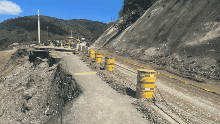 Disponen el cierre total de manera temporal en carretera Ocoa-Cruce de Ocoa para construcción de paso provisional