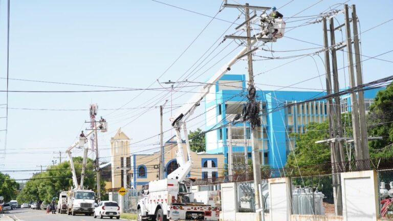 Edesur desarrolla intenso plan de construcción de circuitos y cambios de redes de distribución