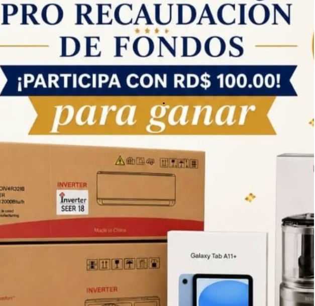 El próximo sábado tendremos la rifa anual pro recaudación de fondos para la fundación Gestión Integral de Salud y Educación de la Familia (GISEF).