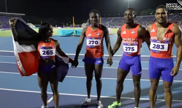 Jamaica gana el 4×100 relevo mixto tras la descalificación de República Dominicana