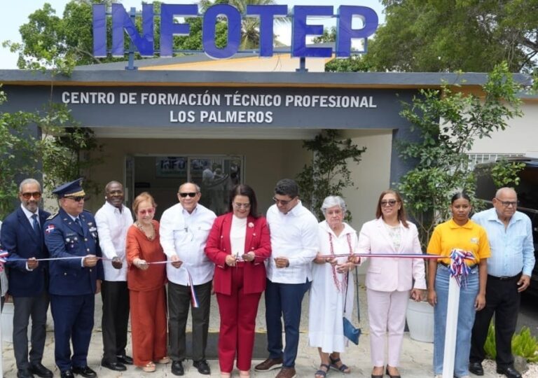 INFOTEP inaugura Centro de Formación Técnico Los Palmeros y amplía acceso a capacitación en Santo Domingo Este