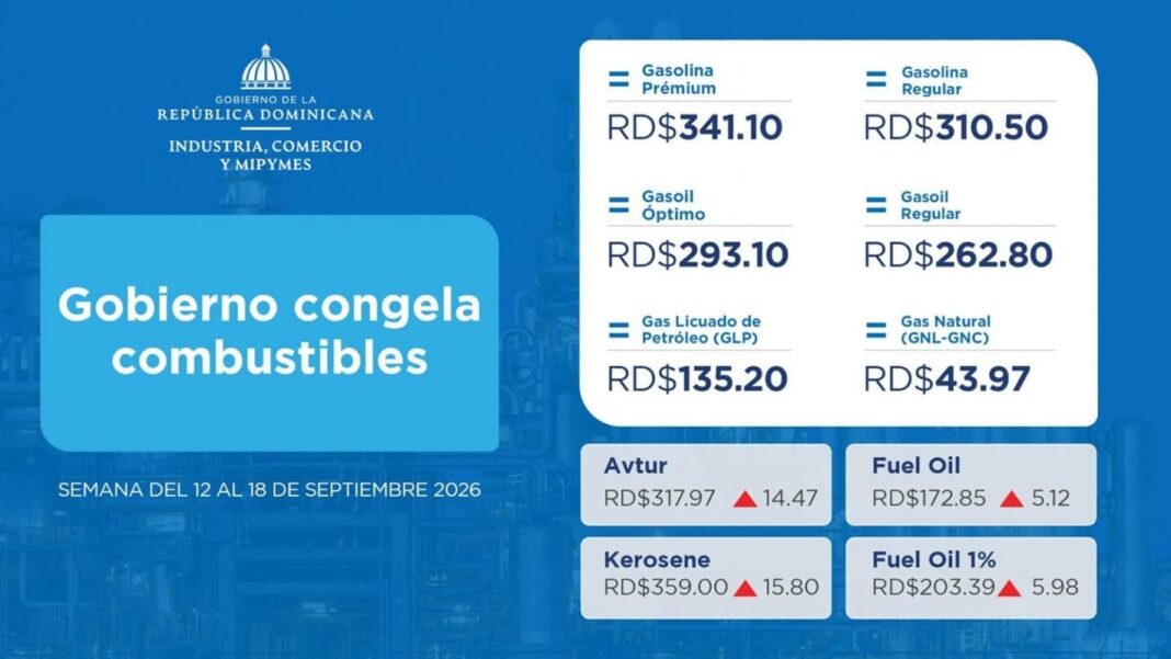 Gobierno congela combustibles Gobierno congela combustibles